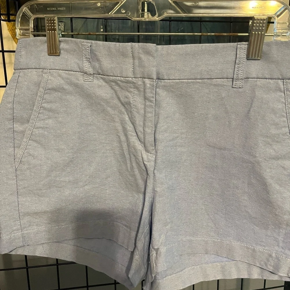 J. Crew Blue Bermuda Shorts Classic Cotton Blend